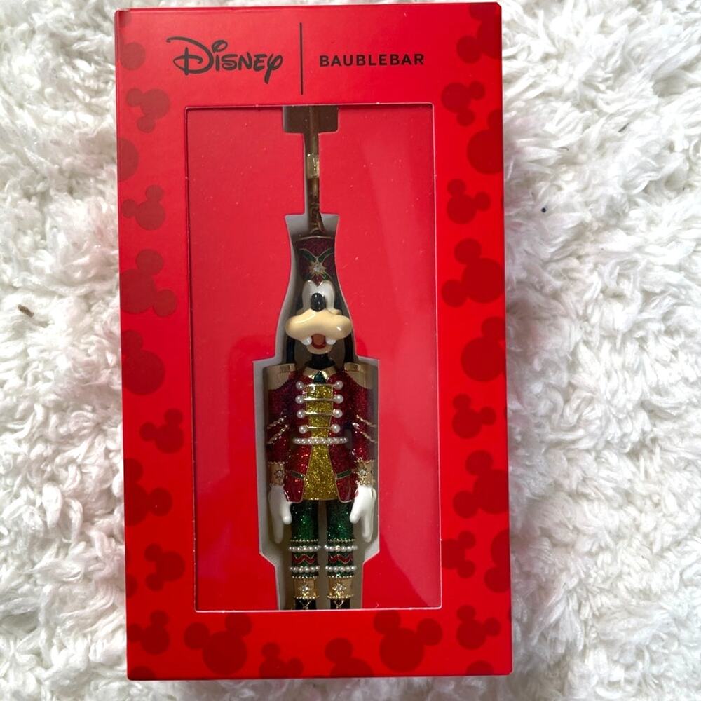 Disney Goofy Nutcracker Bag Charm Christmas Festive Holiday Character Keychain